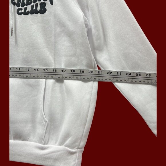 Rue 21 - Men's Long Sleeve Hooded Sweatshirt - White - Medium - Picture 3 of 14